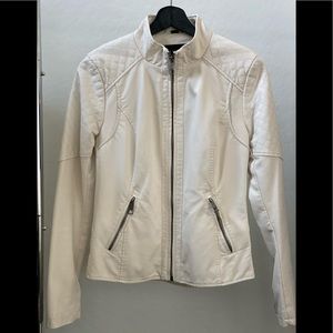 Worn once- Guess Faux Leather Jacket